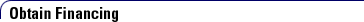 Obtain Financing