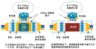 当今网络中的IP-over-DWDM互联模式