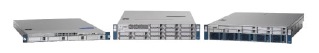 Cisco UCS C200 M1高密度机架安装服务器，C210 M1通用机架安装服务器，和C250 M1扩展内存机架安装服务器