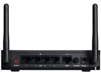 Cisco RV110W集成4 端口10/100 交换机