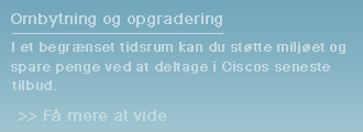 Ombytning og opgradering