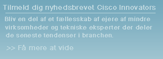 Tilmeld dig Cisco Innovators