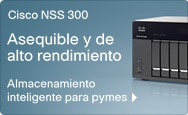 Cisco NSS 300 - Almacenamiento asequible y de alto rendimiento para pymes
