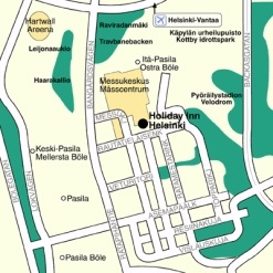 Hotellin map