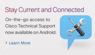 Cisco Technical Support Android