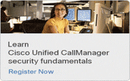 Cisco unified CallManager and IP Phone Security Webcast