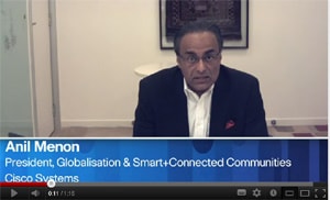 Anil Menon, President, Globalization & Smart + Connected Communities di Cisco Systems ha commentato in un video il valore dell'iniziativa