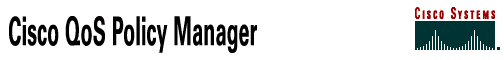 Cisco QoS Policy Manager