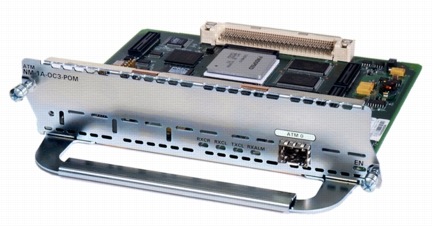 �} 1 Cisco 3800 �V���[�Y ATM OC-3 �l�b�g���[�N ���W���[�� 