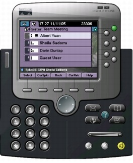 �} 7 Cisco Unified MeetingPlace Express �Ή� Cisco Unified IP Phone