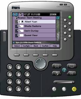 �} 7 Cisco Unified MeetingPlace Express �Ή� Cisco Unified IP Phone