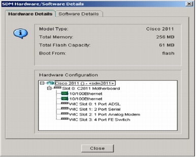 �} 6 Cisco ���[�^�̃n�[�h�E�F�A�ƃ\�t�g�E�F�A�̃C���x���g��
