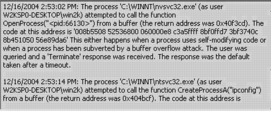 �} 7 �u���b�N���ꂽ�X�p�C�E�F�A�̃A�N�e�B�r�e�B������ Cisco Security Agent �̃��O
