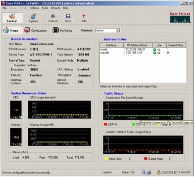 �} 1 Cisco PIX Device Manager �o�[�W���� 4.1