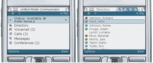 �} 1 Cisco Unified Mobile Communicator