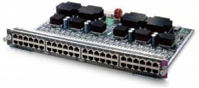 図 22 WS-X4148-RJ Cisco Catalyst 4500 10/100 モジュール、48 ポート(RJ-45)