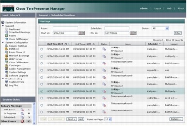 �} 1 Cisco TelePresence Manager