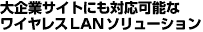 ���ƃT�C�g�ɂ��Ή��\�ȃ��C�����XLAN�\�����[�V����