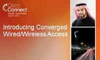Introducing Converged Wired/Wireless Access