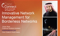 Innovative Network Management for Borderless Networks
