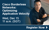Borderless Networks: Optimizing Application Velocity Live Webcast