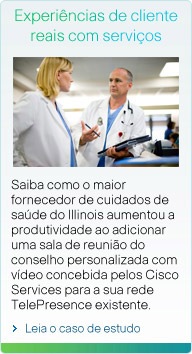 Experi�ncias de cliente reais com servi�os