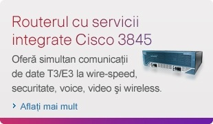 Routerul cu servicii integrate Cisco 3845