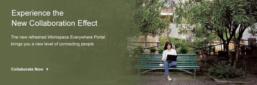 The New Collaboration Effect, bringing ideas together, passions together, and people together. That's the human network effect.