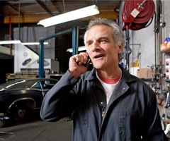 Wireless media device being used
