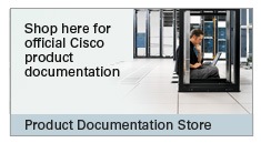 Product Documentation Store (Shop here for official Cisco product documentation)