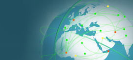 Globe banner right