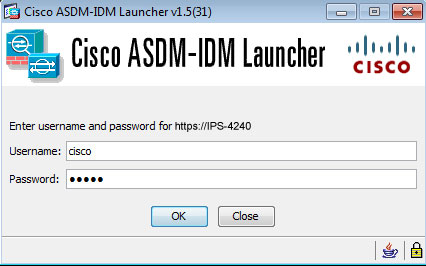 IDM login launch screen