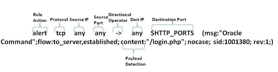Snort rule example