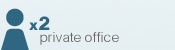 x2 private office