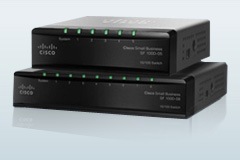 Switches no gestionados de Cisco de la serie 100