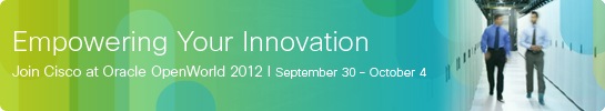 Cisco at Oracle Open World 2012