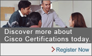 Discover more about Cisco Certifications today. Learn about them at the Cisco Learning Network.