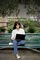 Woman on a bench