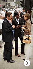 Group of people talking