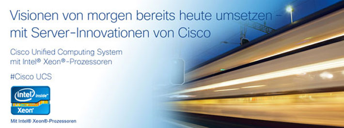 Servers Built for the Future - Built By the Only Company Who Could - Cisco Unified Computing System, powered by the Intel(R) Xeon(R) processor - #CiscoUCS