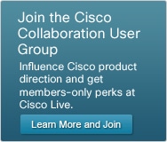 Join the Cisco Collaboration User Group