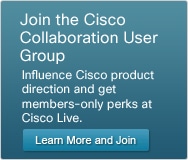 Join the Cisco Collaboration User Group