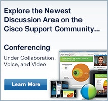 Welcome to the Cisco Conferencing Community