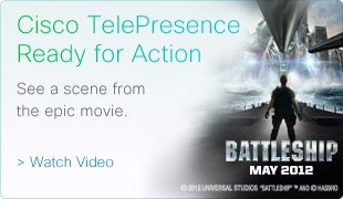 Cisco TelePresence Ready for Action in Battleship Movie