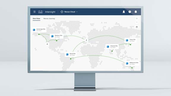 Dashboard view of Nexus Cloud