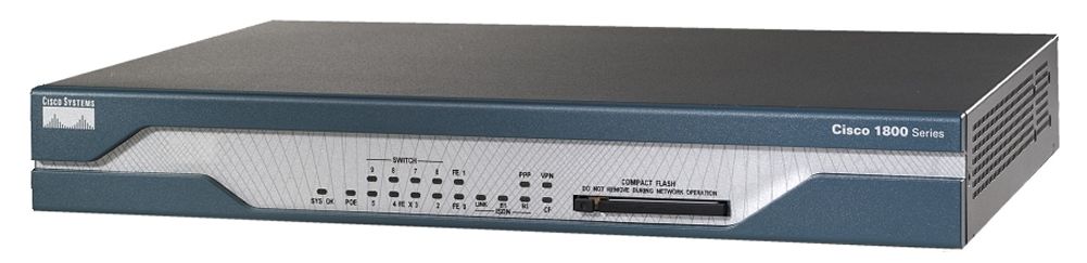 Cisco 1800シリーズ ルーター Cisco 1800 シリーズ サービス統合型ルータ - Cisco