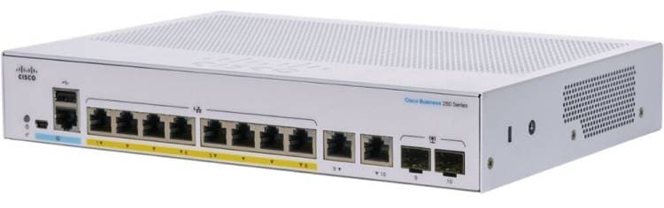 Family portrait of Cisco Business 250 Series Smart Switches