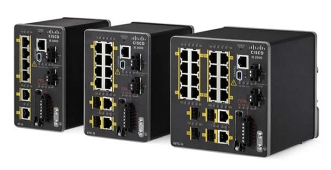 Product image of Cisco Industrial Ethernet 2000 Series Switches