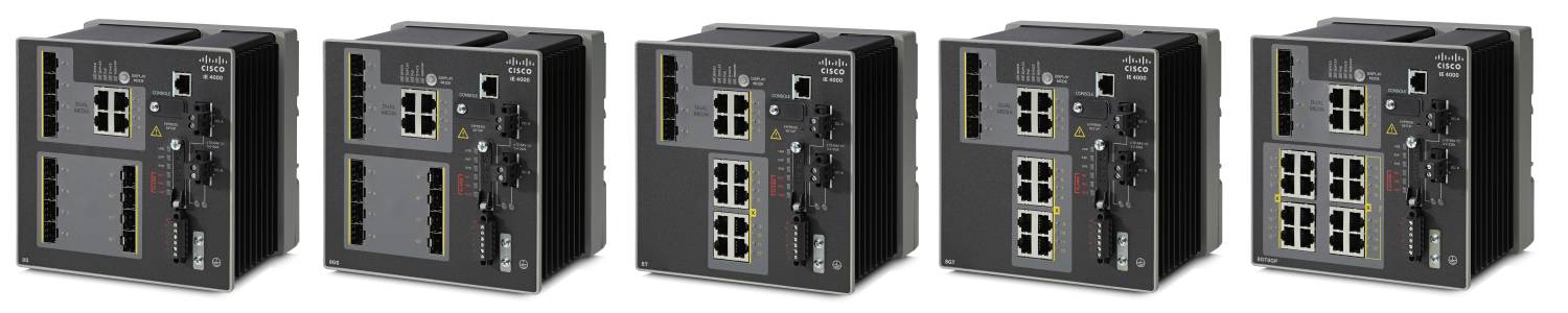 Product Image of Cisco Industrial Ethernet 4000 Series Switches