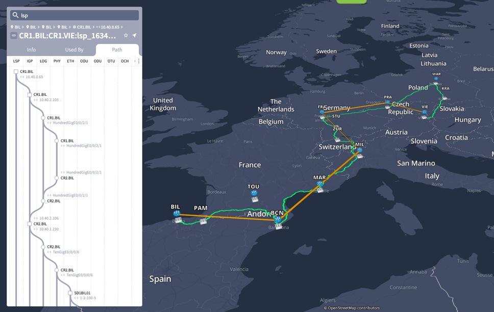 Network Visibility with Crosswork Hierarchical Controller